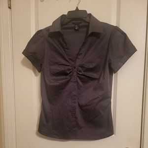 H&M Grey Blouse